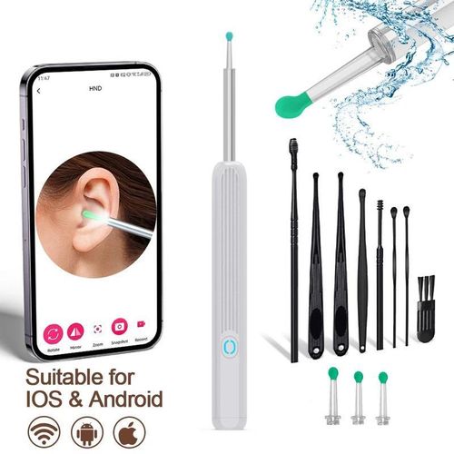 product_image_name-Generic-Smart Ear Wax Cleaner with Camera 3.5mm Earpick Otoscope Visual Ear Camera Health Care Ear Cleaner for iPhone, iPad, Android-1