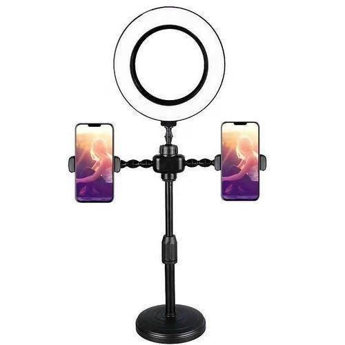 product_image_name-Generic-portable selfie  light cell phone ringlight tripod stand stick and two phone holder-1