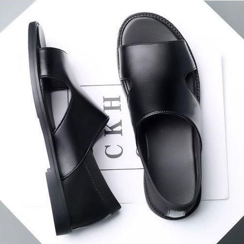product_image_name-Fashion-Men's Palm Sandals Shoes Comfortable Soft Sole Casual Black-5