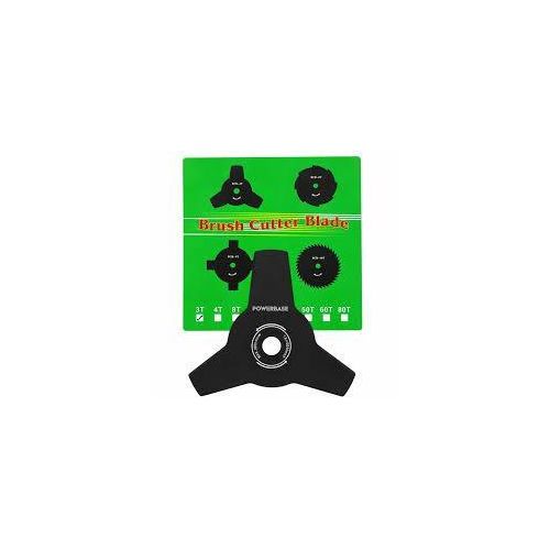 Generic 3-Tooth (3T) Brush Cutter Blade for Grass & Heavy Weed Trimmer