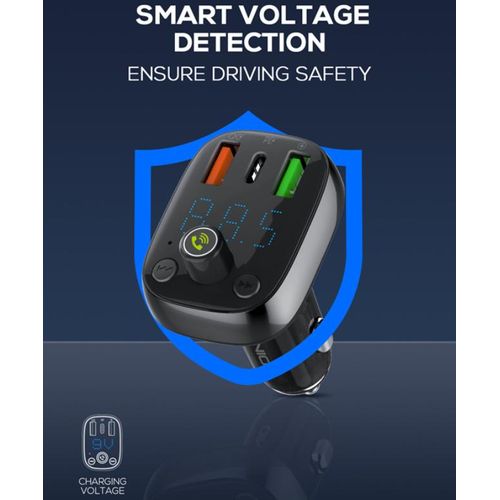 LDNIO C704Q 30W Car charger bluetooth 5.0 player - image 4