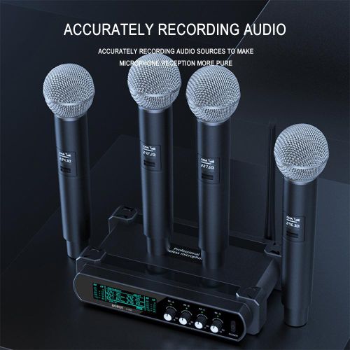 product_image_name-BOMGE-4-channel professional wireless handheld microphone-6