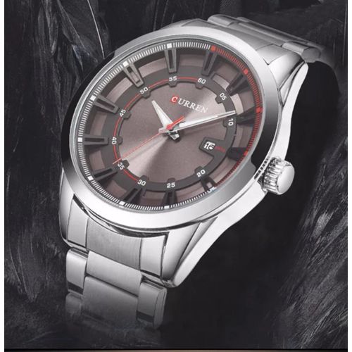 Curren 8246 Silver Chain Strap Watch - image 2