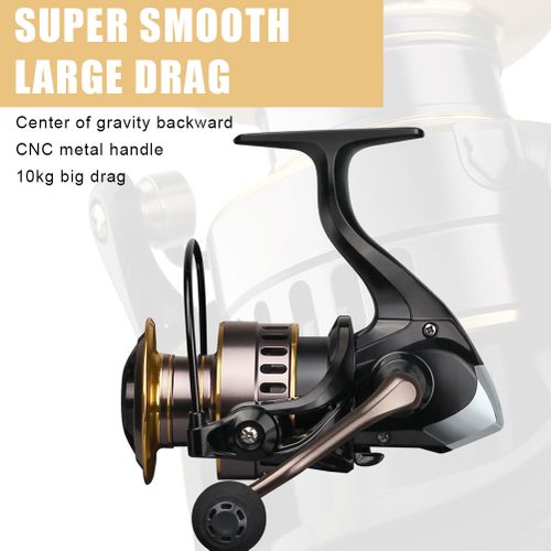 Generic Metal Fishing Reel Spinning 1000-7000 Series Metal Spool