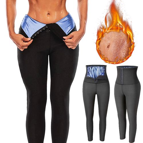Fashion Womens Sauna Sweat Body Shaper High Waist Slimmer Tights Fitness  Pants Workout Suit Slimming Waist Trainer Weight Loss Shapewear