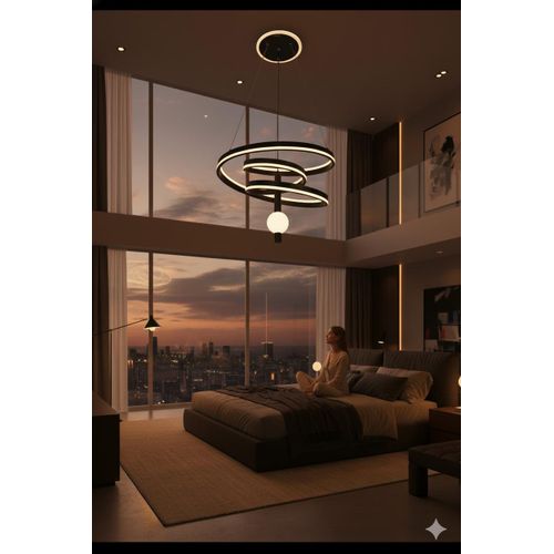 product_image_name-Generic-Unique Modern 3 colour display ceiling chandelier led light -2
