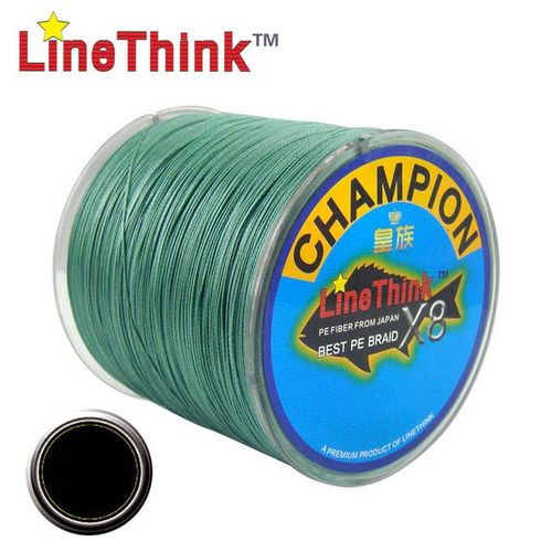 Generic 10000m 500m Ghampion Linethink Brand X8 Strands Best Multifilament  100% Pe Braided Fishing Line