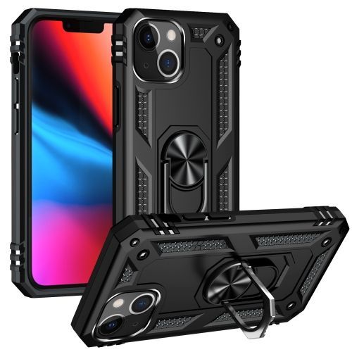 product_image_name-Generic-Iphone 13 Pro Rugged Protective Back Case - Black-1