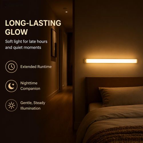 Baolihua 20cm Rechargeable LED Desk Lamp - Magnetic Study Reading Light Bar - image 3