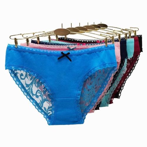 5pcs Women's Panties Thongs Women Underwear Lace Tanga Sexy Mujer