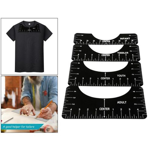 Generic T-Shirt Ruler Guide Alignment Tool For Vinyl, Alignment