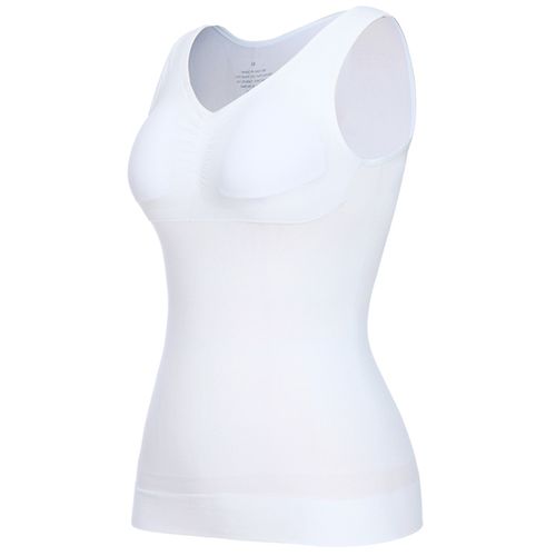 Generic Padded Shaperwear Compression Camisole Body Shaper Woman Tummy  Control Tank S Slimming Shapers Wais