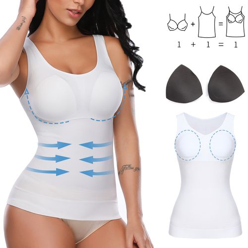 Generic Padded Shaperwear Compression Camisole Body Shaper Woman