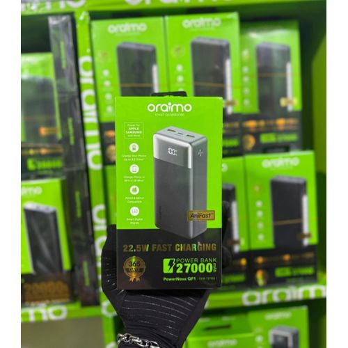 product_image_name-Oraimo-Power-Nova QF1 27000mAh 22.5W Fast Charging Power Bank with Type-C Input & Output OPB-7270Q-1