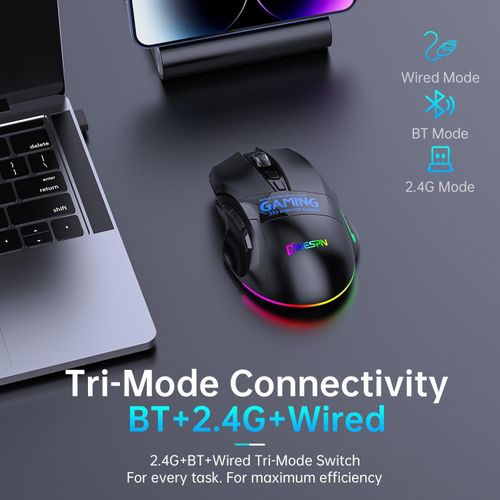 product_image_name-Generic-Three-Mode 9-Button Macro Definition 12800Dpi Gaming Bluetooth Wireless Mouse-8