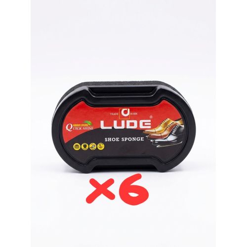 Generic LUDE Quick Shine Shoe Sponge X6