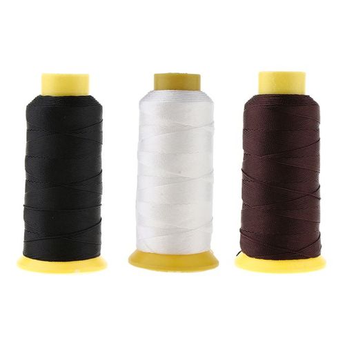 Generic 3pcs 200m Bonded Nylon Sewing Thread Heavy Duty For Hand And Sewing