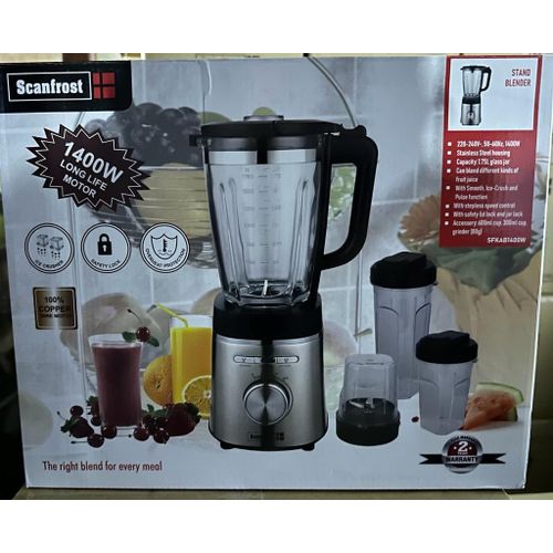 Scanfrost Blender + Smoothie Maker + Ice Crusher + Pulse Function