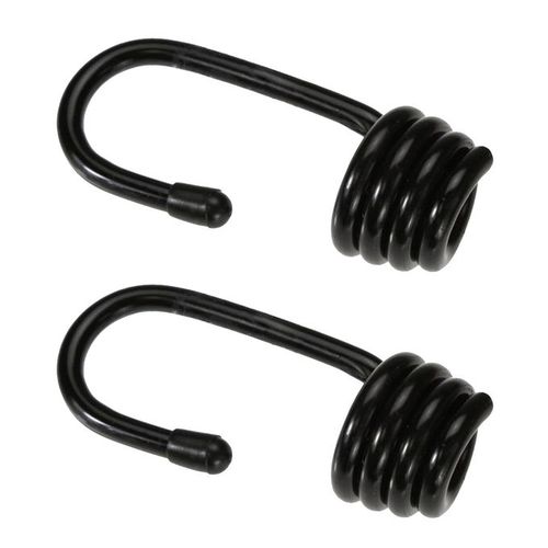 Fashion 2pcs 8mm Bungee Shock Cord Steel Wire Hook Elastic Rope End Hook