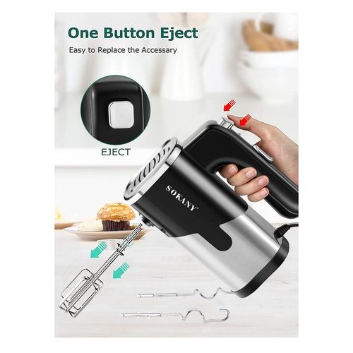 Generic 800W Electric 5 Speed Batter And Dough Handheld Mixer - image 2