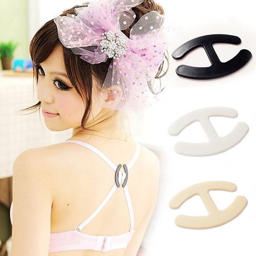 Generic 3 PCS Or 6pcs Sexy Women Fashion Bra Buckle Clips Back Strap Holder  Perfect Easy Adjust Party
