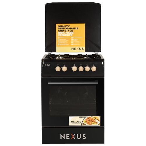 product_image_name-Nexus-60x60cm 3 Burnner 1 Hotplate Standing Gas Cooker With Gas Oven-2