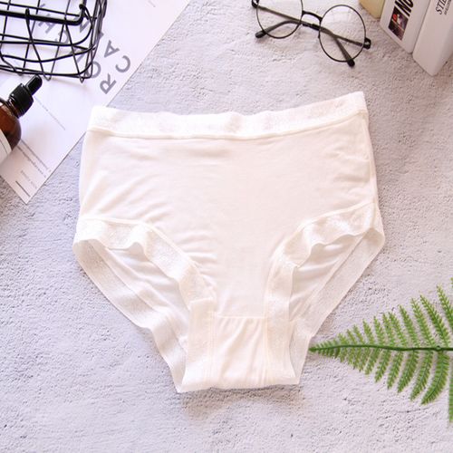 Fashion Bamboo Underwear Briefs Women Panties Lace Sexy Seamless Cotton  Panty