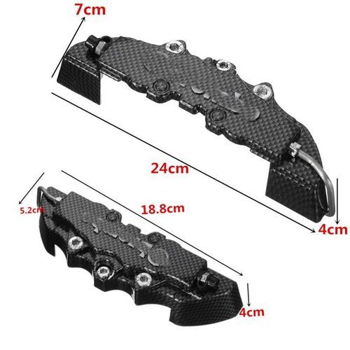 Brembo 4pcs 3D Brembo Style Car Disc Brake Caliper Cover [black] - image 4