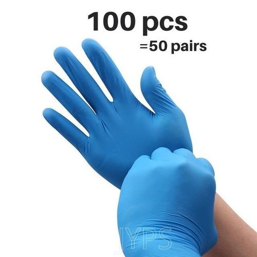 100pcs/pack Disposable Pvc Gloves Nitrile - Rubber Synthesis