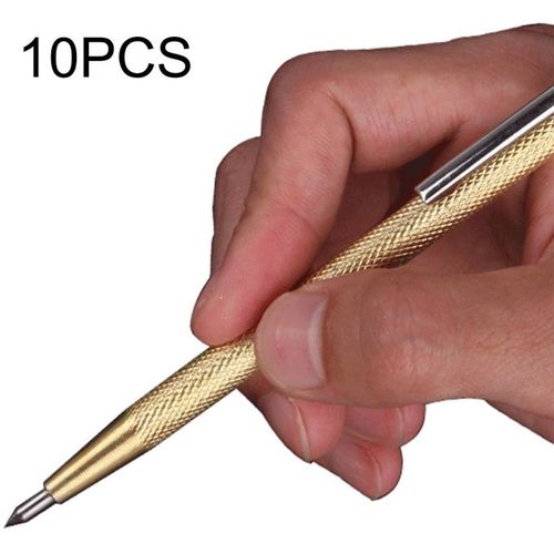 Metal Scribe Tool, Etching Engraving Pen, Glass Tip Scriber, Plate Glass  Marker Lettering Pen for Glass Wood Ceramics Gold Diamond Ceramic Scribing  Metal Sheet Tool