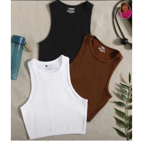 Fashion 3in1 Sexy Ladies Crop Top