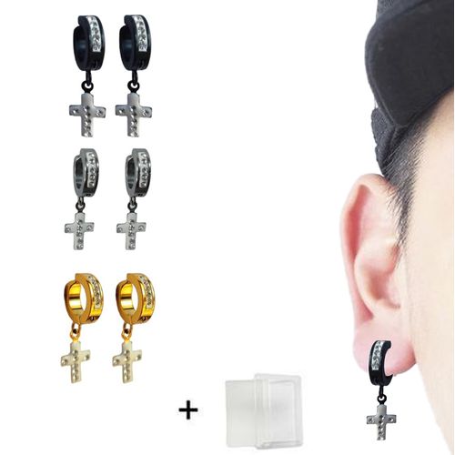 10 Pairs Magnetic Stud Earrings Stainless Steel Magnetic Earrings Non  Piercing Cross Fake Earrings, Clip on Earring Magnet Earring for  Men,Women,Kids,Girls : Amazon.co.uk: Fashion