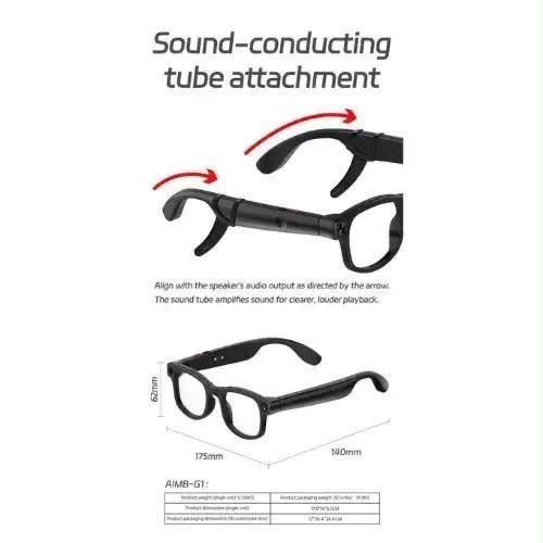 Generic Ai Smart Glasses With ChatGPT And 3 Changeable Lens WiFi Enabled Spyyyy Glasses - image 4