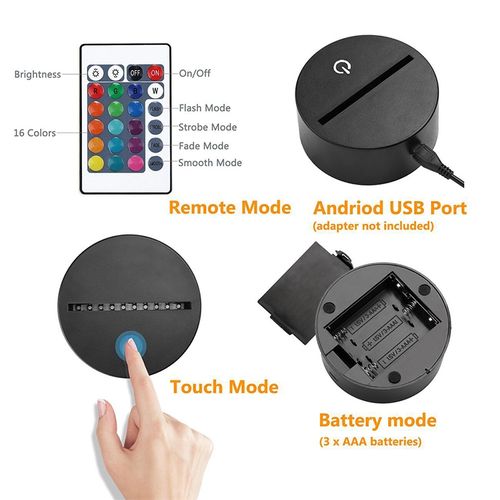 product_image_name-Generic-Dolphins Shape 3D Colorful LED USB Vision Light Table Lamp-3