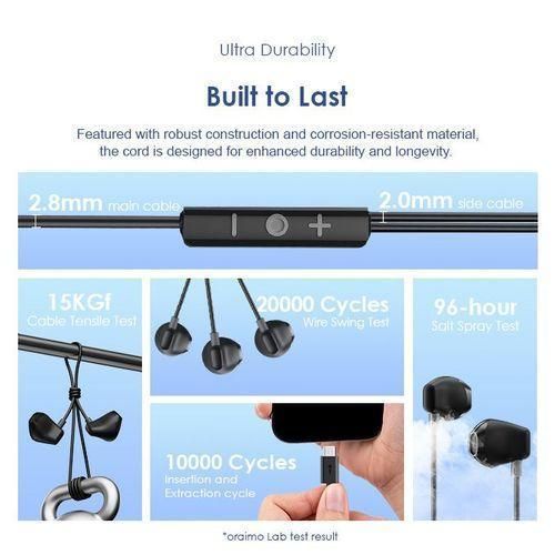 Oraimo Type-C Halo Airy Ultimate Remote Control In-ear Earphone - image 4