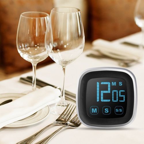 Dual Digital Timer, Kitchen Timer for Cooking Countdown Timers Pomodoro  Timer with Magnetic - AAA Batteries Included