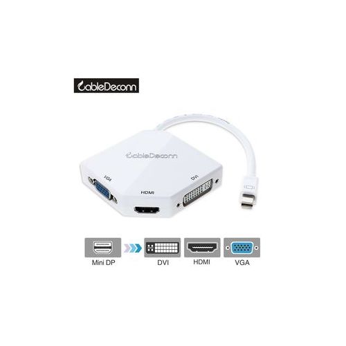 Conversor Mini Dp A Hdmi/Vga/Dvi