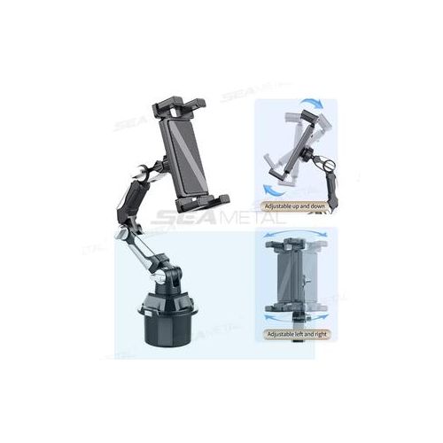 Generic Adjustable Car Cup Holder In-Car Water Cup Support Long Joint Positioning for Phone Cellphone Tablet Computer Mount Bracket - image 2