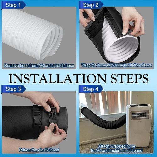 Generic Portable air conditioner hose cover,Air Conditioning Duct Insulation Sleeve - image 6