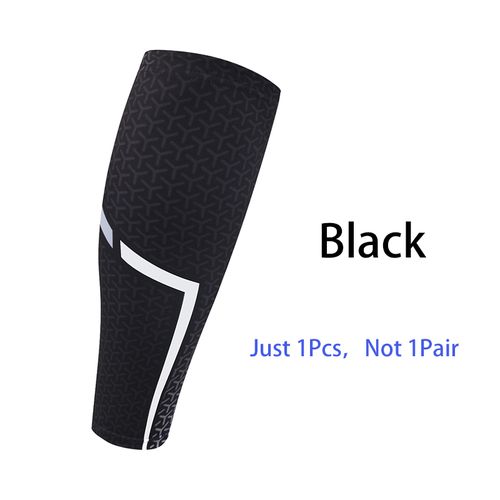 Generic 1 Piece Calf Compression Sleeve Leg Compression Socks Runner Splint Varicose  Vein Calf Pain Relief Calf Running-Black