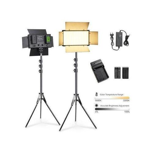 Generic LED 800 - PROFESSIONAL PHOTO & VIDEO LIGHT KIT VARICOLOR With tripod stand - image 2