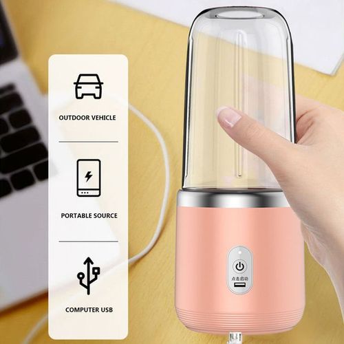 Generic Portable Double Cup Juice Extractor Mixer Mini Blender USB - image 6