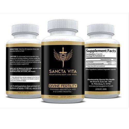 Divine MYO-D & Chiro Inositol Blend For Conception Support 60 Capsules - image 2