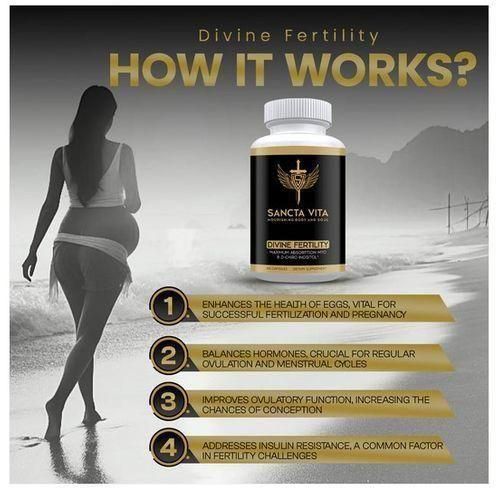 Divine MYO-D & Chiro Inositol Blend For Conception Support 60 Capsules - image 7