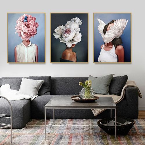 Generic Creative Wall Art Printing Canvas Frameless Home Bedroom Decoration Painting, Size:10*15cm(12) - image 4