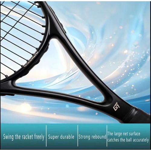 Generic Tennis Racket With Bag - Training, Durable, Professional, Beginners, Gender-Neutral. Long Tennis Bat. - image 3