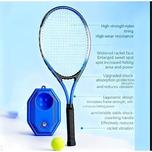 Generic Tennis Racket With Bag - Training, Durable, Professional, Beginners, Gender-Neutral. Long Tennis Bat. - image 4