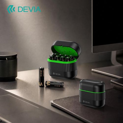 Devia Ultra16 Smart Lithium Battery Charging Case AA Kit (8PCS) - image 5