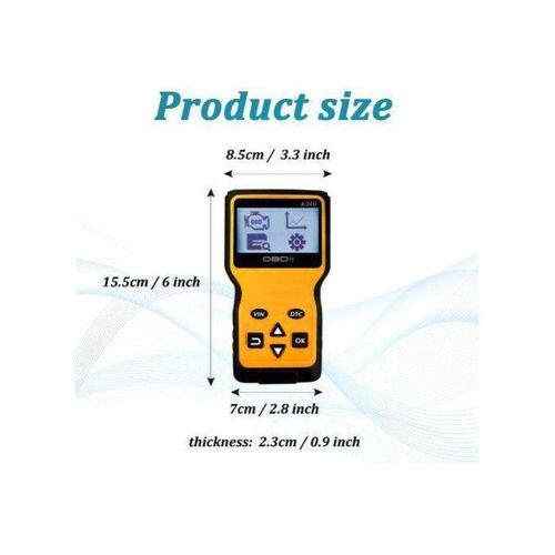 Generic K310 OBD II Diagnostic Tool – Car Scanner, Code Reader & Eraser For OBD II Diagnostics - image 4