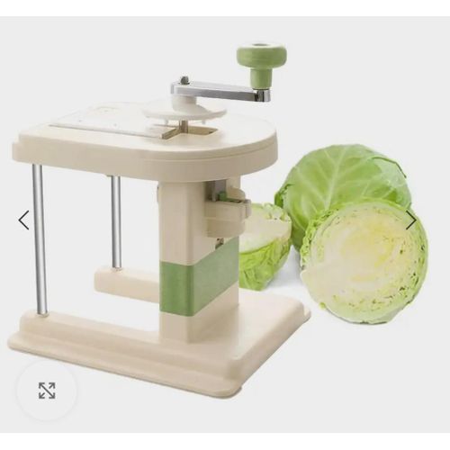 Generic MANUAL-CRANKED STAINLESS STEEL FRUIT SALAD CHOPPER/SPIRALIZER (CABBAGE CUTTER) - image 3